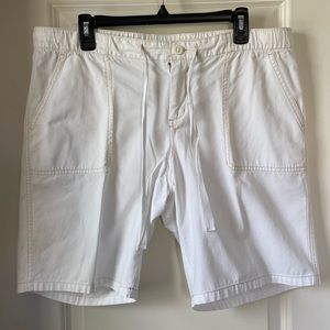 Lands’ End White Shorts, Size 12